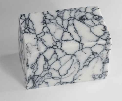 White Turquoise Tru-Stone Block - 1.5